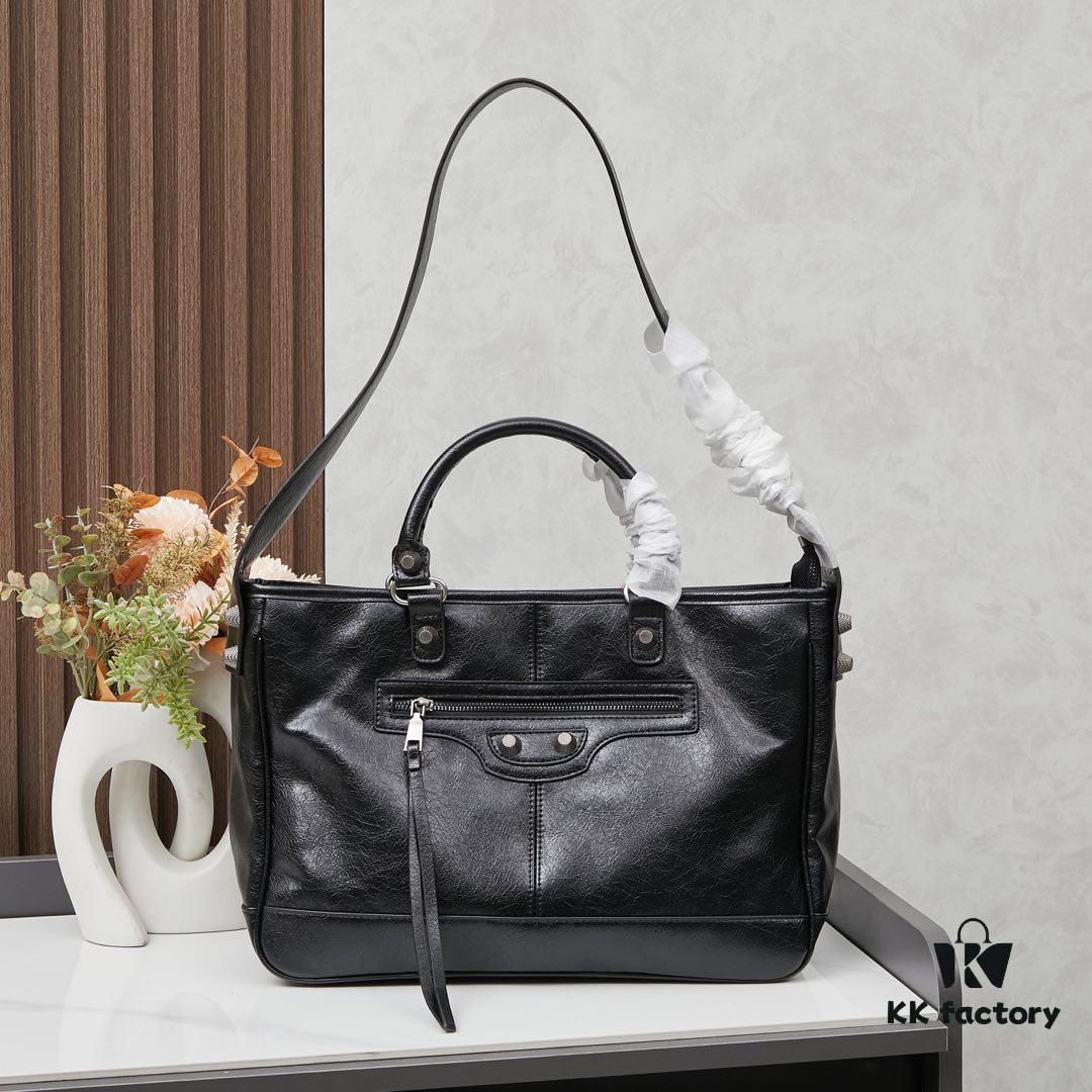 Street King! Balenciaga Motorcycle Bag with Studs