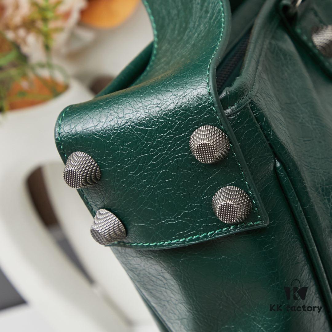 Streetwear Statement! Balenciaga Motorcycle Bag with Studs