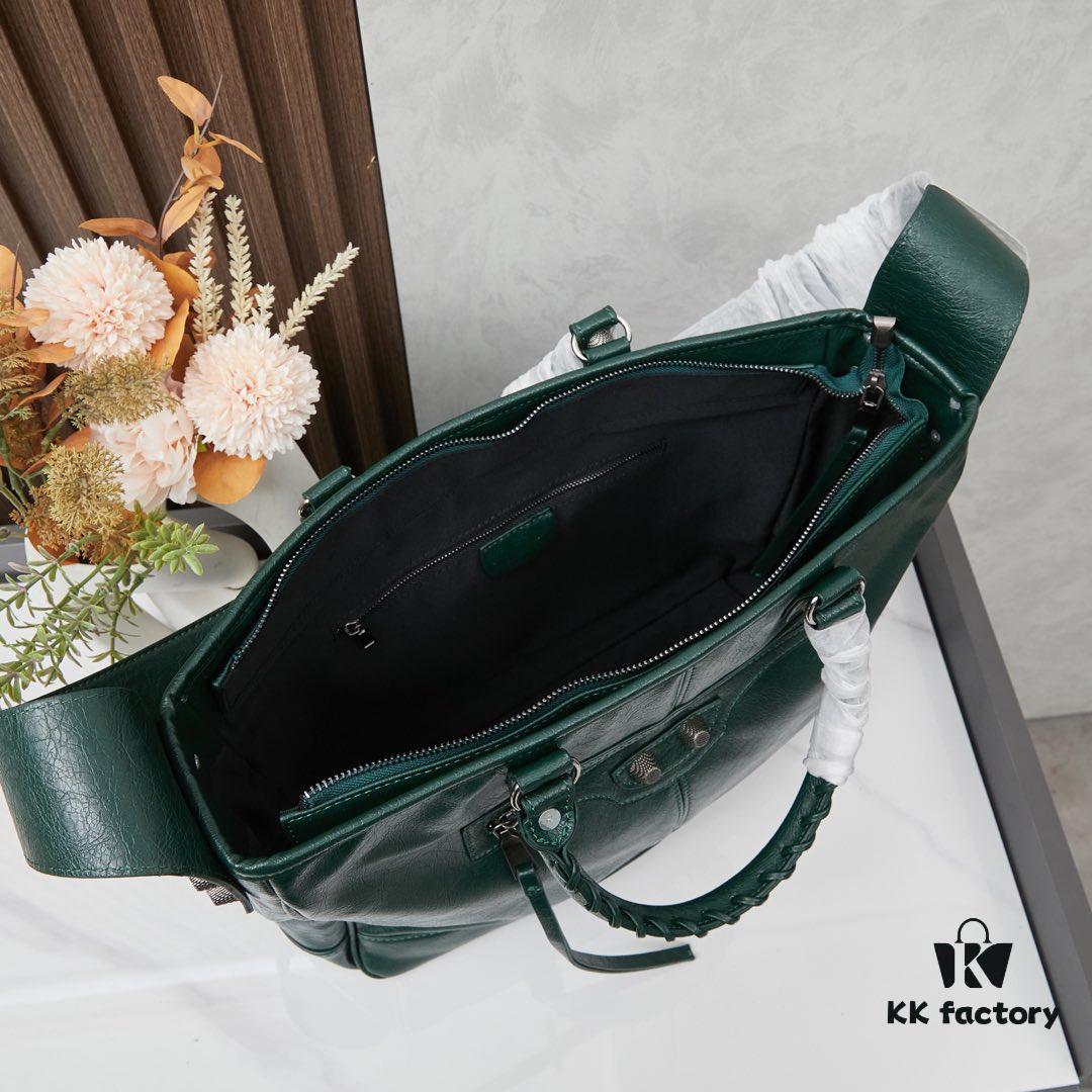 Streetwear Statement! Balenciaga Motorcycle Bag with Studs