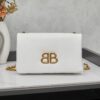 Balenciaga Monaco Puff Black and Silver with Box