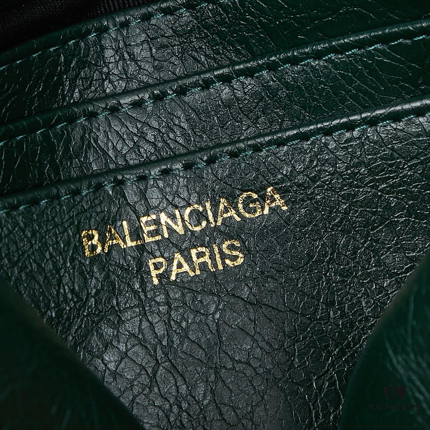 Balenciaga Monaco Puff Black and Silver with Box