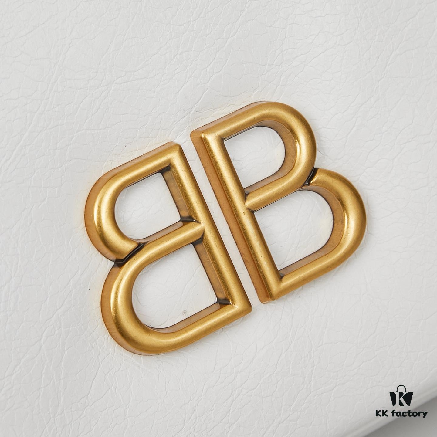 Balenciaga Monaco Puff Black and Silver with Box