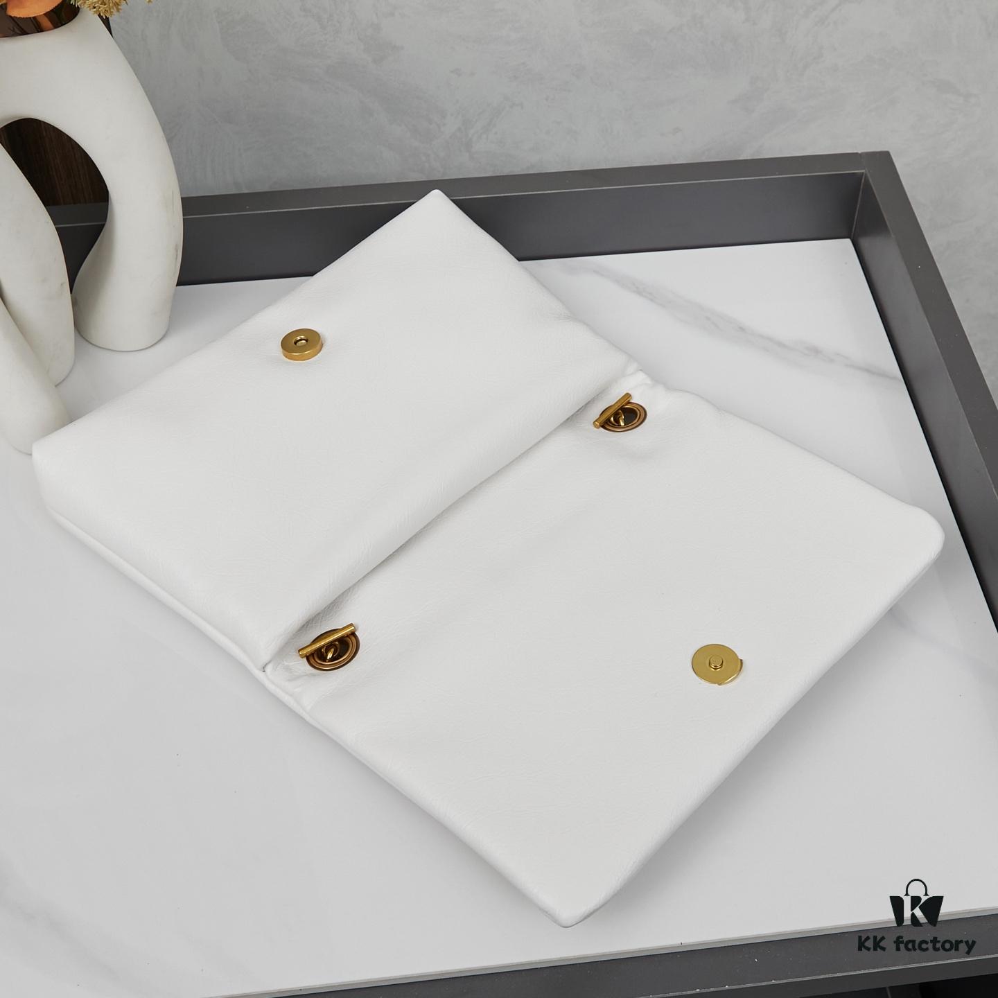 Balenciaga Monaco Puff Black and Silver with Box