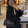 Balenciaga Monaco Puff Black and Silver with Box