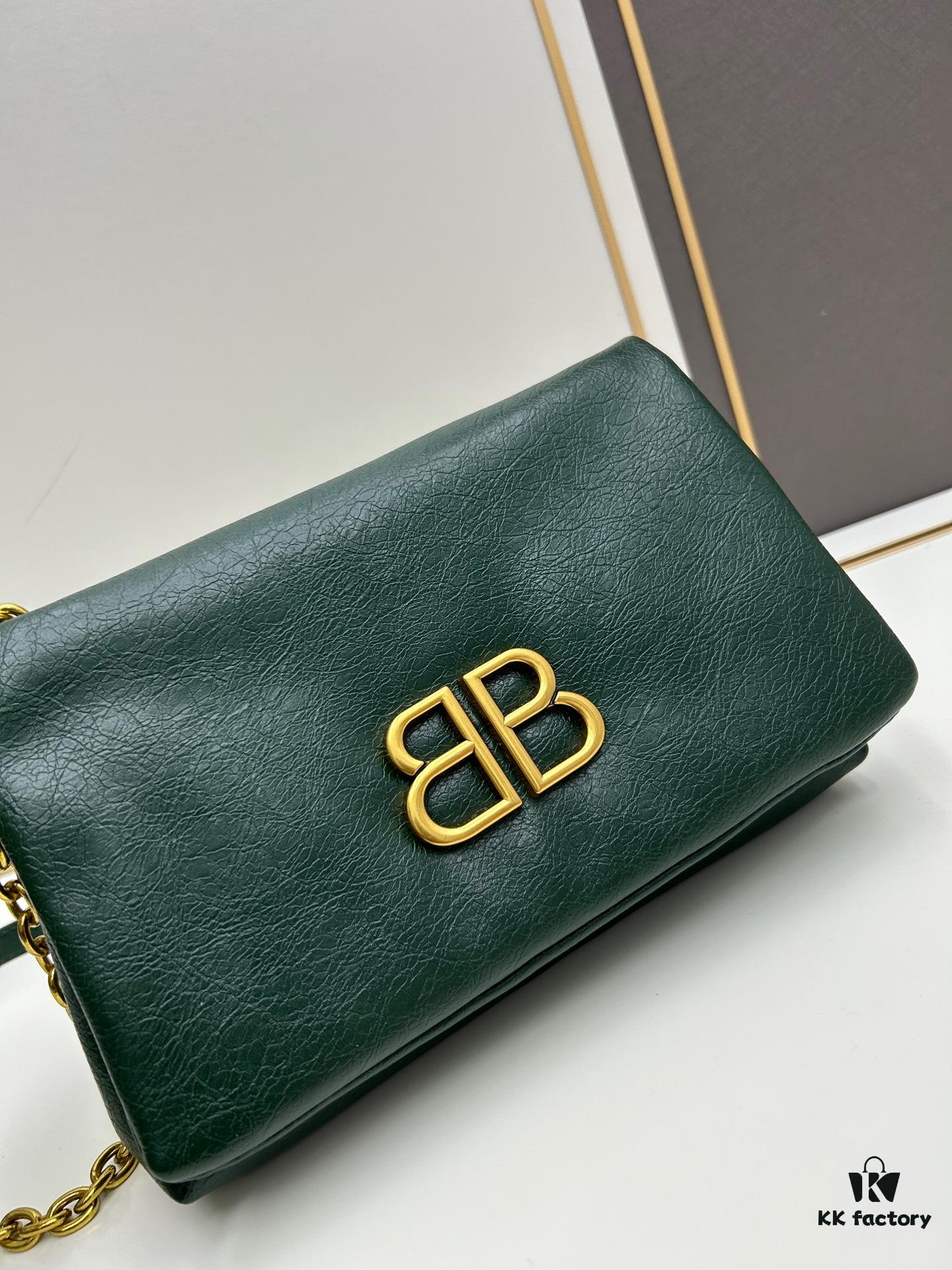 Balenciaga Monaco Puff Black and Silver with Box