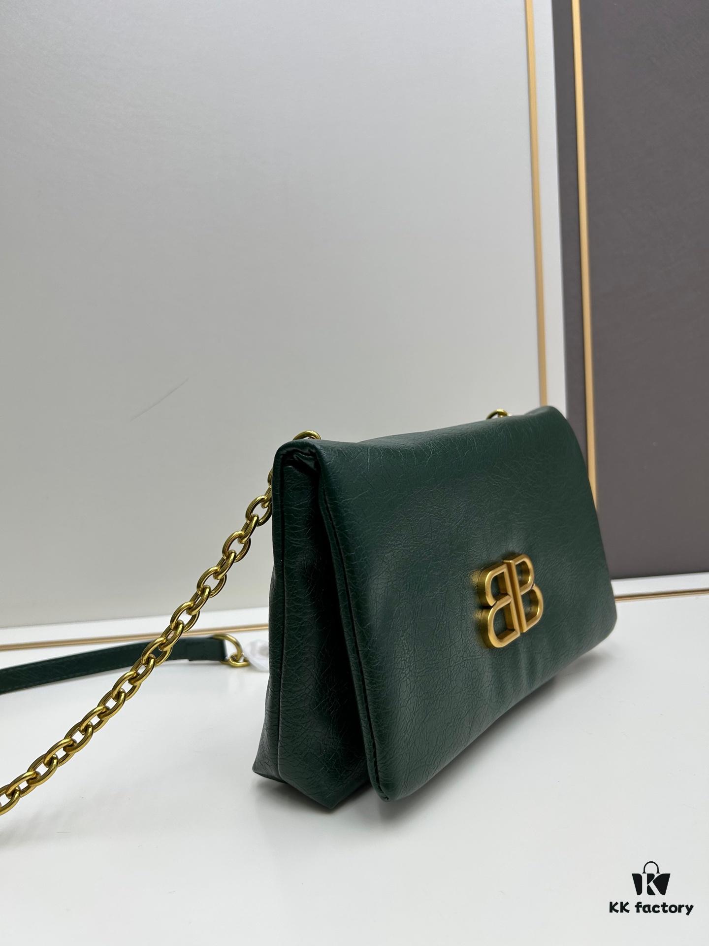 Balenciaga Monaco Puff Black and Silver with Box