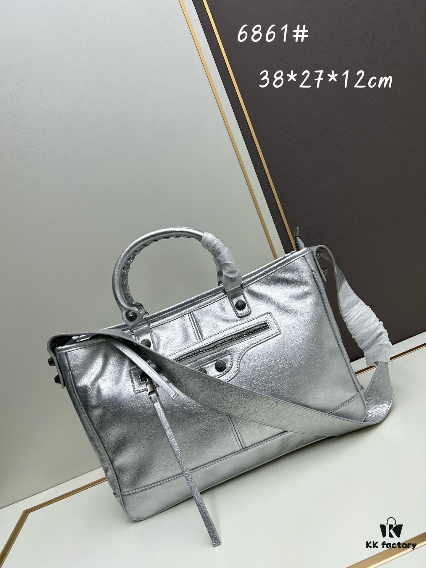 Street King! Balenciaga Motorcycle Bag with Studs