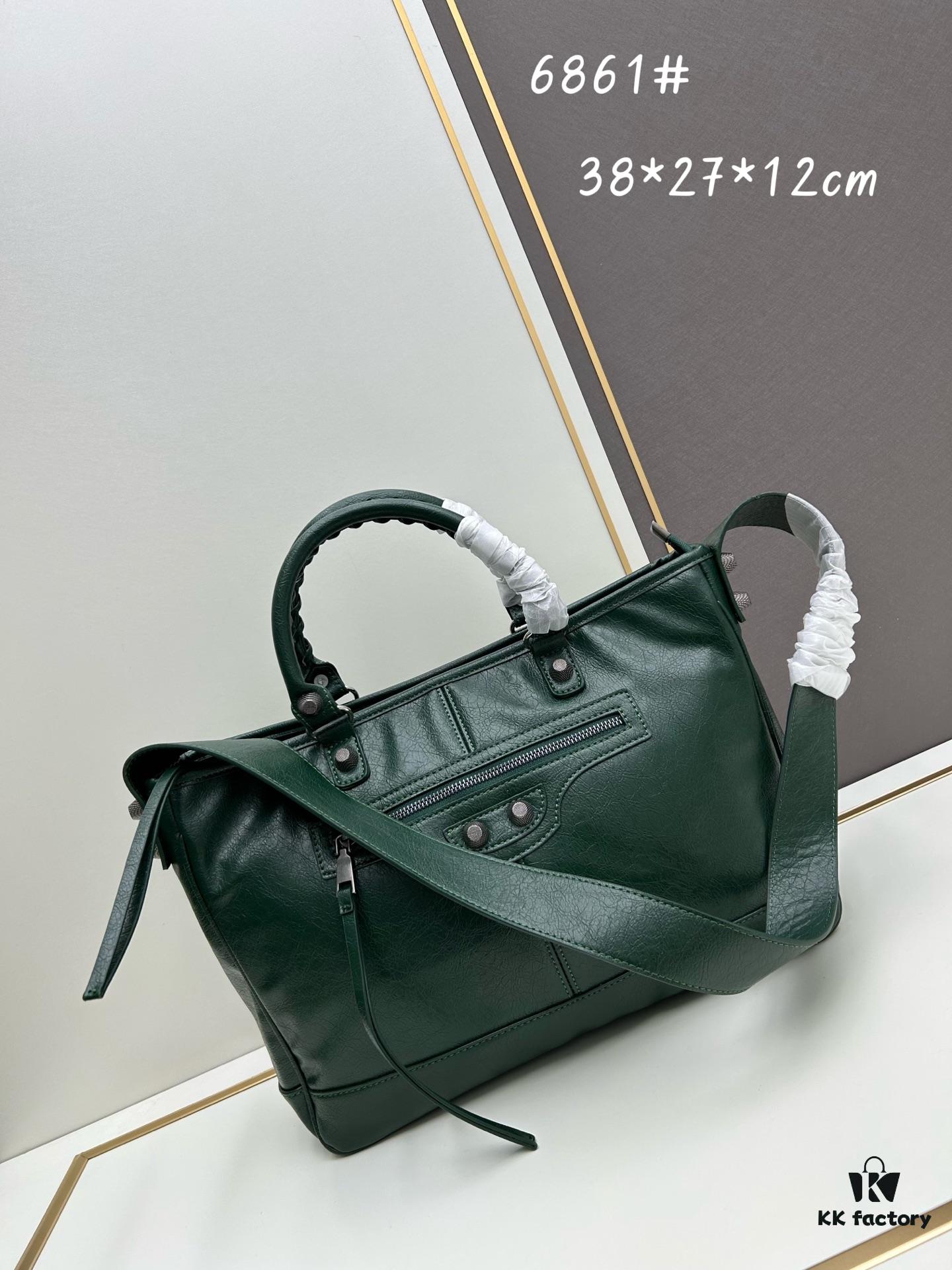 Street King! Balenciaga-style Motorcycle Bag with Studs