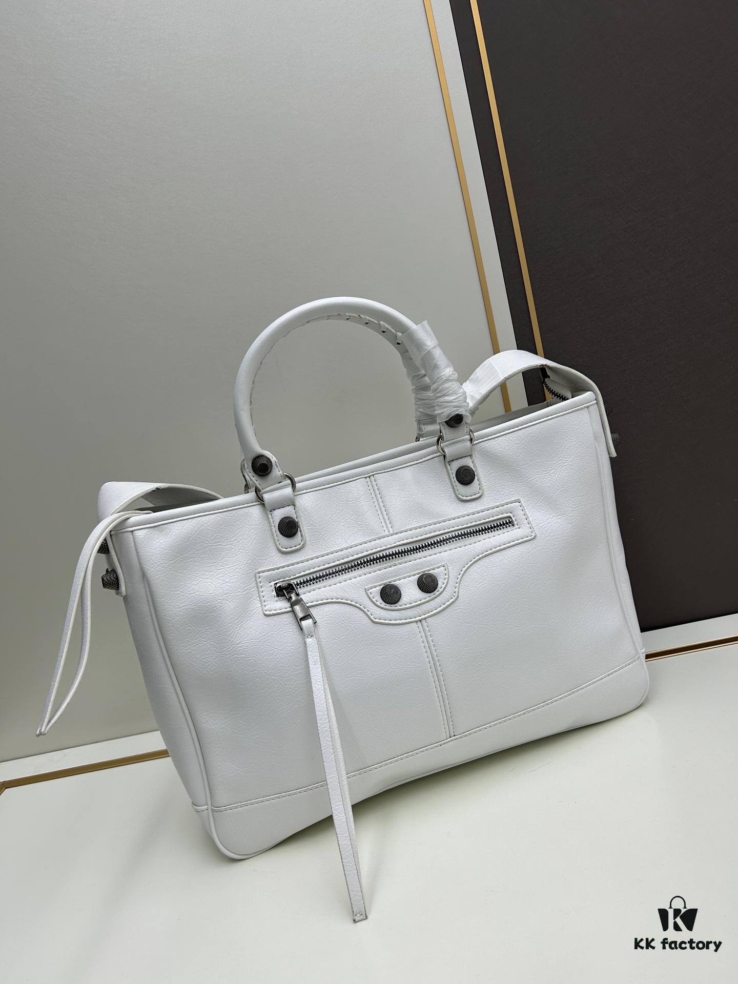 Street King! Balenciaga-style Motorcycle Bag with Studs