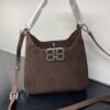 Balenciaga Suede Hobo Bag, Small 5058, Fall/Winter Style, Highly Popular In-Store Must-Have