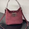Balenciaga Suede Hobo Bag, Small 5058, Fall/Winter Style, Highly Popular In-Store Must-Have