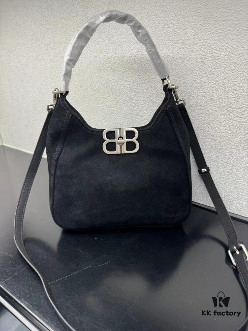Balenciaga Saffiano Hobo Bag, Small 5058, Fall/Winter Style, Highly Popular In-Store Must-Have
