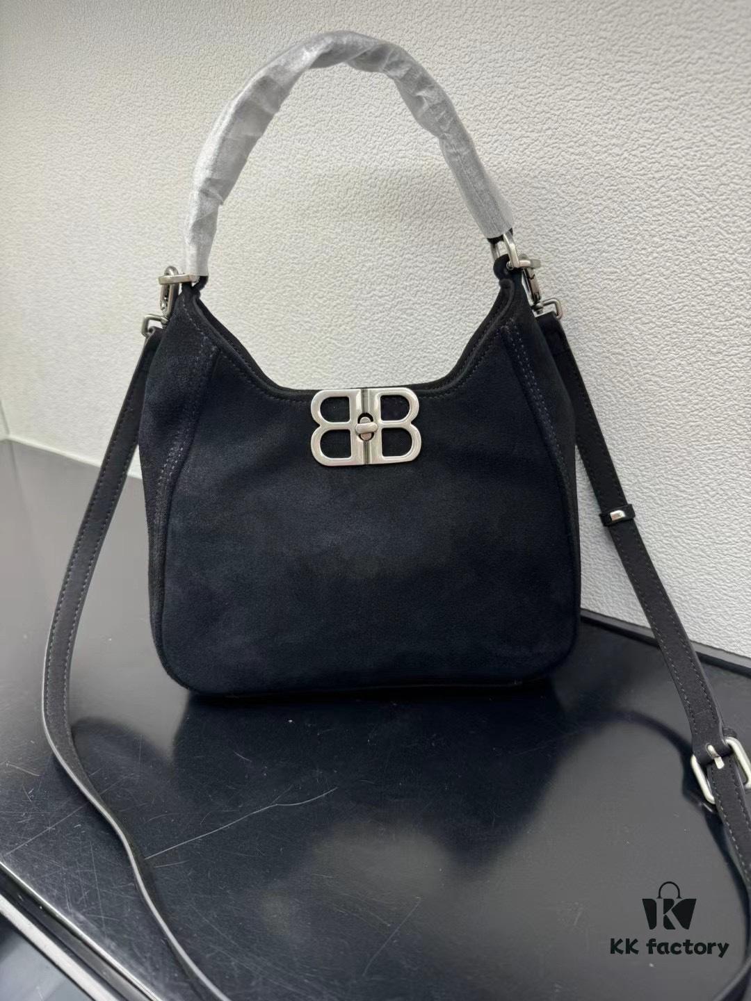 Balenciaga Saffiano Hobo Bag, Small 5058, Fall/Winter Style, Highly Popular In-Store Must-Have