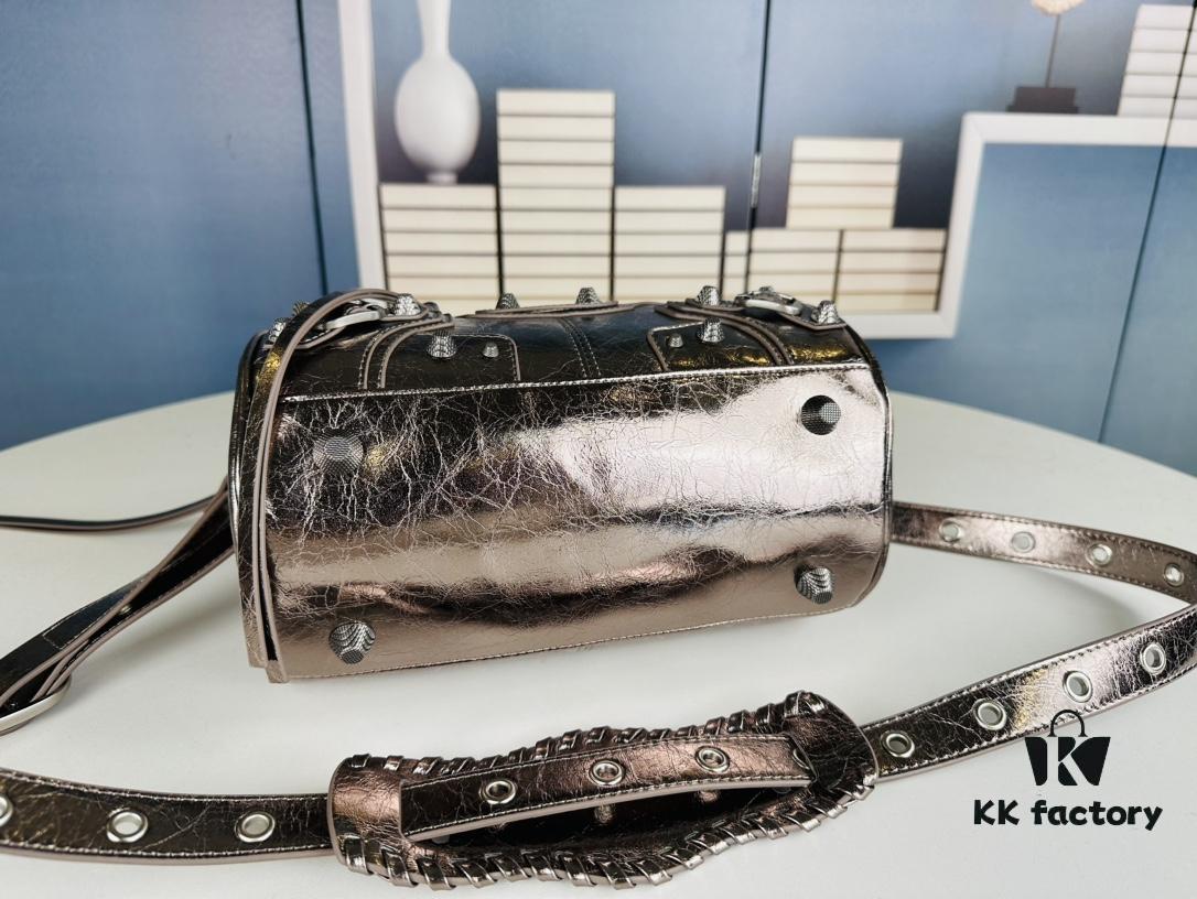 Balenciaga Cagole Duffle Bag – The Perfect Mini Pillow Bag, Adjustable for Crossbody, Shoulder, or Underarm Carry