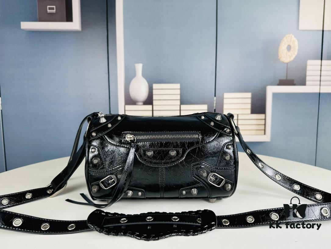 Balenciaga Cagole Duffle Bag – The Perfect Mini Pillow Bag, Adjustable for Crossbody, Shoulder, or Handheld Wear