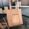 New Arrival Balenciaga B. Everyday Tote Bag - Crocodile Texture, Italian Imported Calfskin, Stylish and Practical Crossbody Handbag
