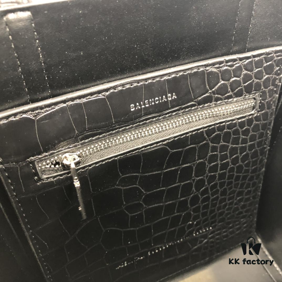 New Arrival Paris Fashion Bag [Let Me See][Wow] Balenciaga Latest B. Everyday Tote with Crocodile Texture