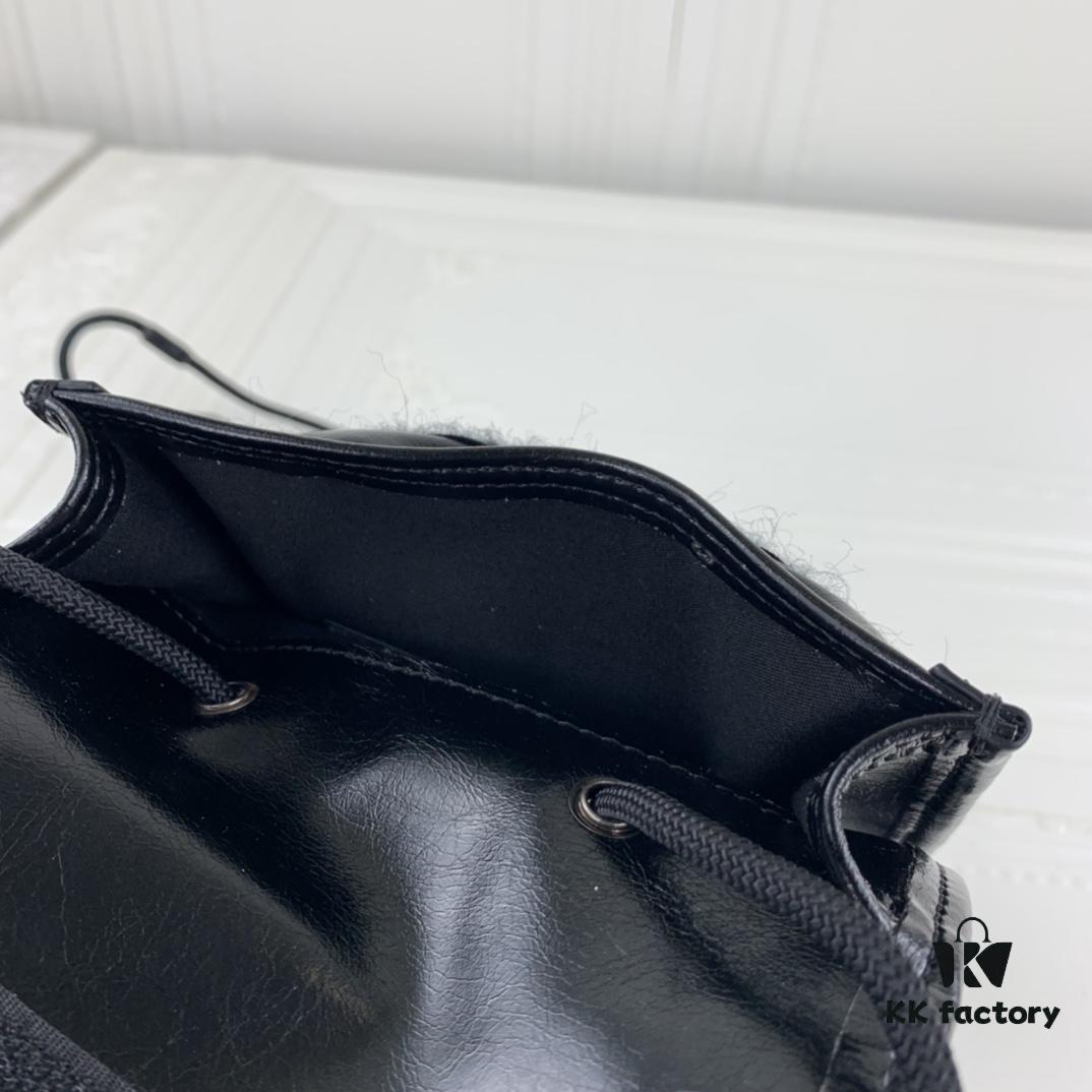 New BALEZIA Leather Rope Crossbody Bag Graffiti Phone Bag