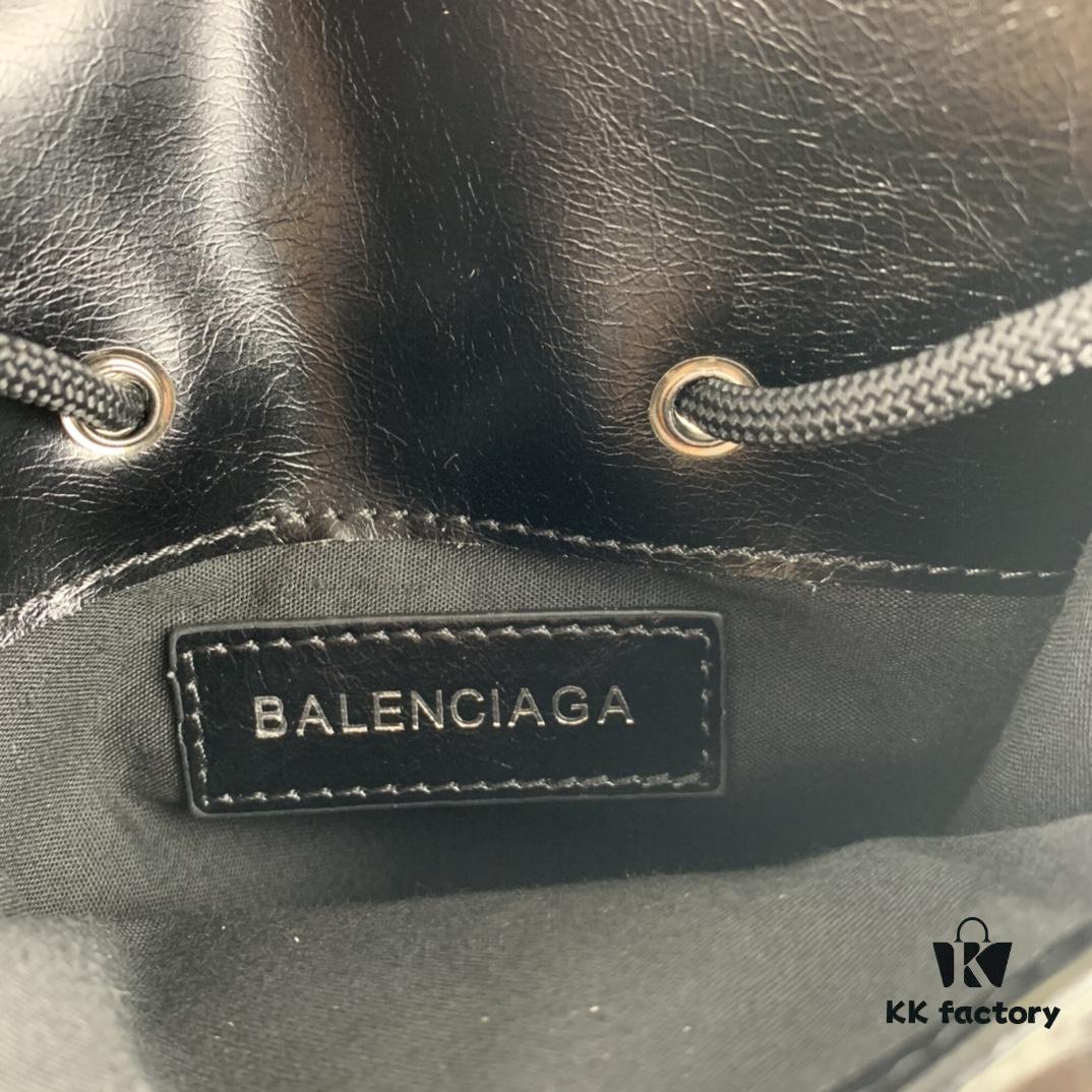 New BALEZIA Leather Rope Crossbody Bag Graffiti Phone Bag