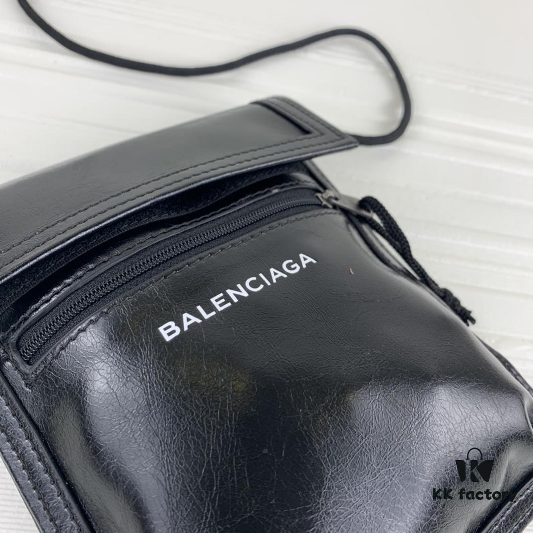 New BALEZIA Leather Rope Crossbody Bag Graffiti Phone Bag