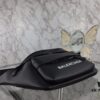 Original Balenciaga Counter Synchronized Update Crossbody Chest Bag Waist Bag Made of Imported Calfskin Simple Dual-Purpose Bag Can Be Used as Chest Bag or Waist Bag Lightweight and Convenient Size: Top Length 40 - Bottom Length 24 - Height 18 - Width 4