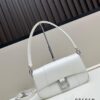 Balenciaga Model: H02606, Size 23x13x4cm, Full-Grain Leather, 2025 New Arrival Unique Design Bag for Early Risers