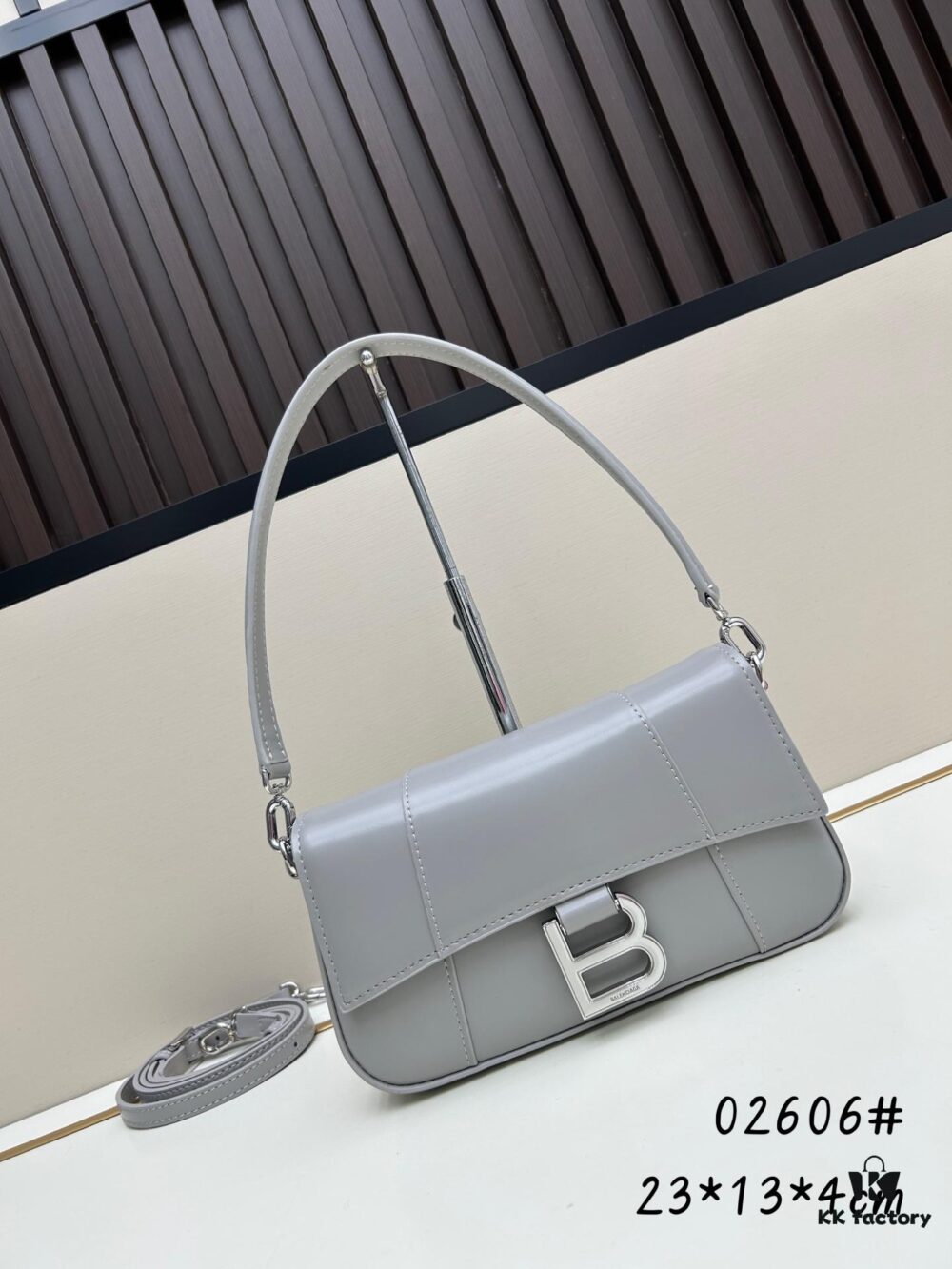 Balenciaga H02606, 23x13x4cm, Full-Grain Leather, 2025 New Arrival Rare Bag with Gift Box