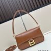 Balenciaga Paris H02606, Size 23x13x4cm, Full-Grain Leather, 2025 New Arrival Unique Design Bag
