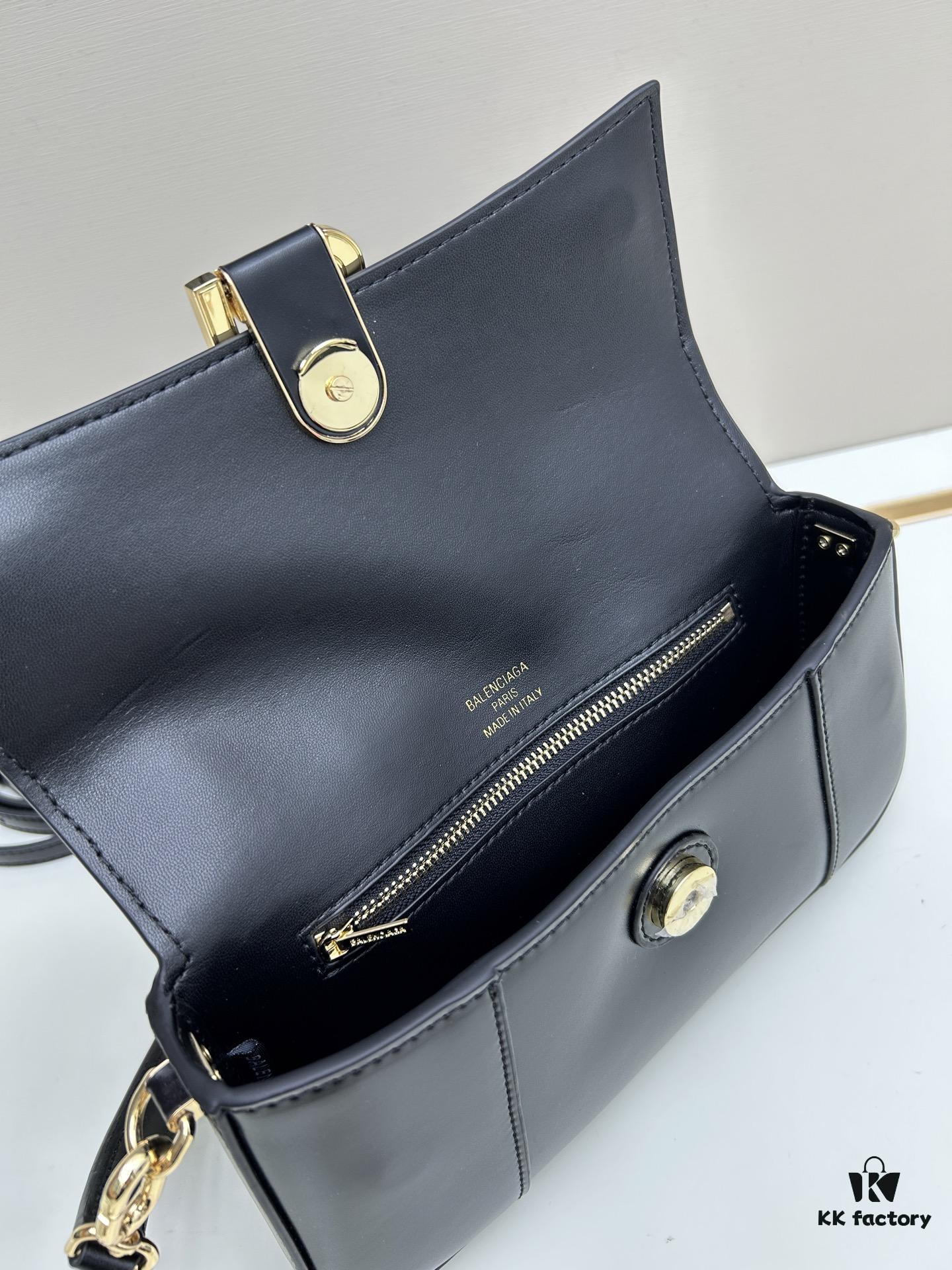 Gift Box Included 🎁, Balenciaga H02606, Genuine Leather Handbag, 23x13x4cm, 2025 New Arrival, Minimalist Style, Must-Have for Early Risers