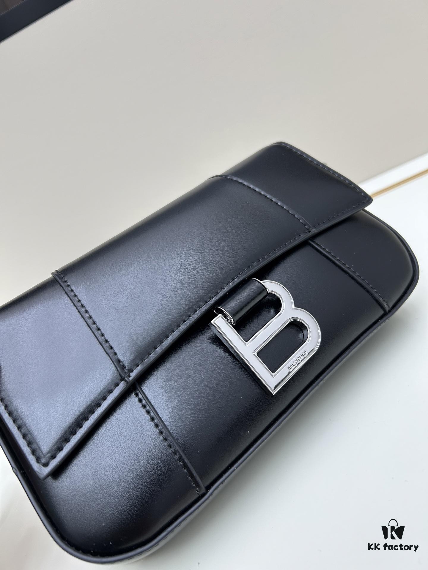 Luxury Gift Box 🎁, Balenciaga H02606 Model, 23x13x4cm, Full-Grain Leather, 2025 New Arrival Unique Handbag 🛍️ Essential for Early Risers