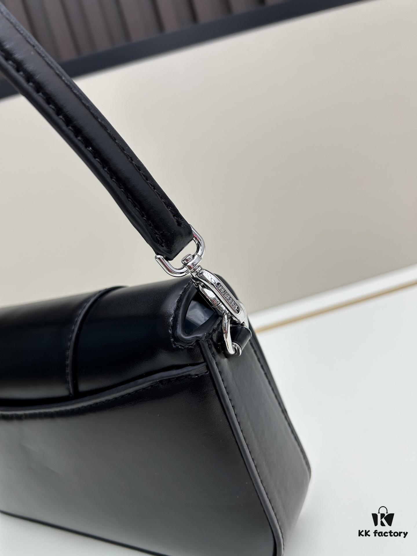 Luxury Gift Box 🎁, Balenciaga H02606 Model, 23x13x4cm, Full-Grain Leather, 2025 New Arrival Unique Handbag 🛍️ Essential for Early Risers