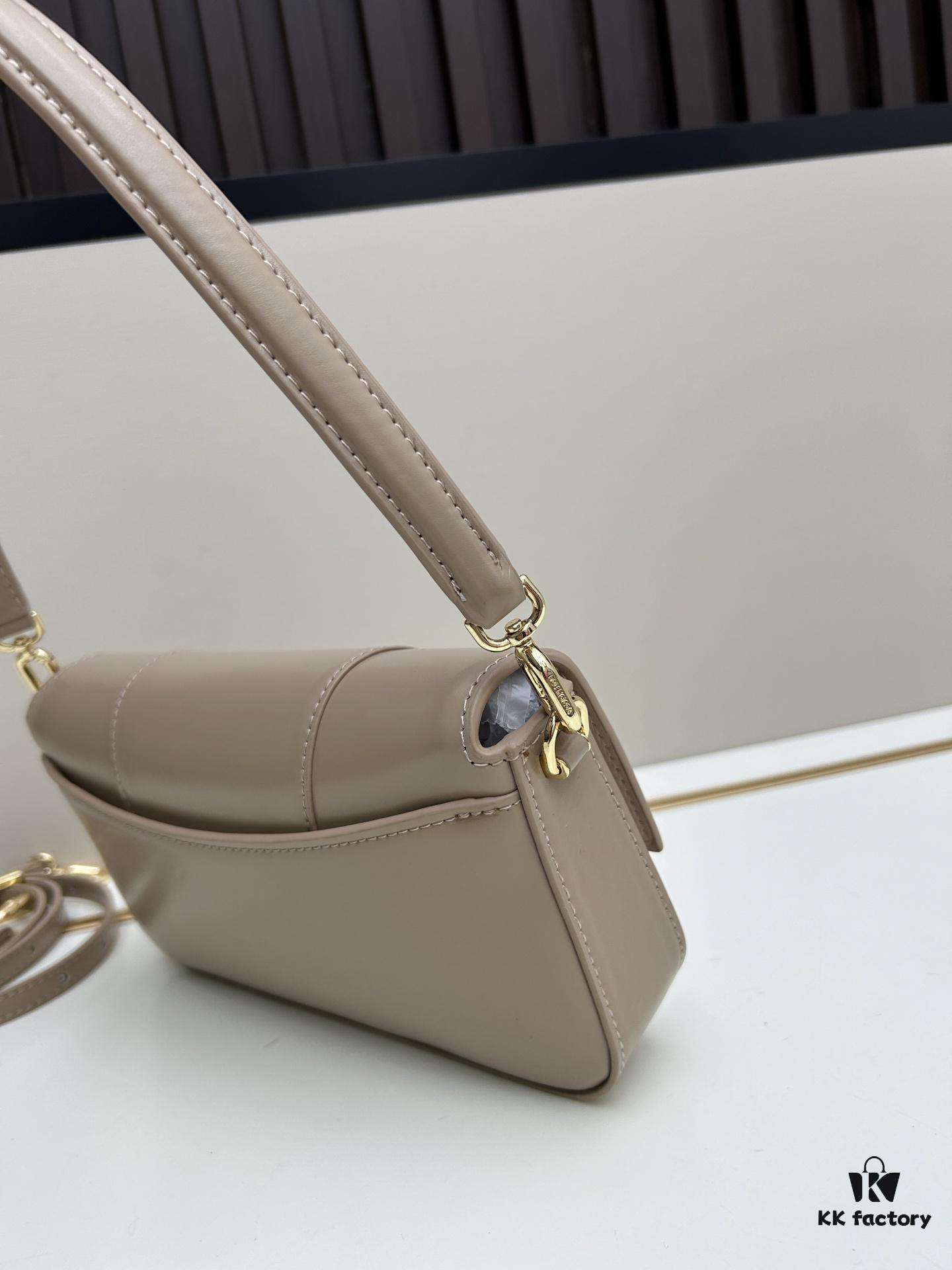 Balenciaga Paris H02606, Size 23x13x4cm, Full-Grain Leather, 2025 New Arrival Niche Bag
