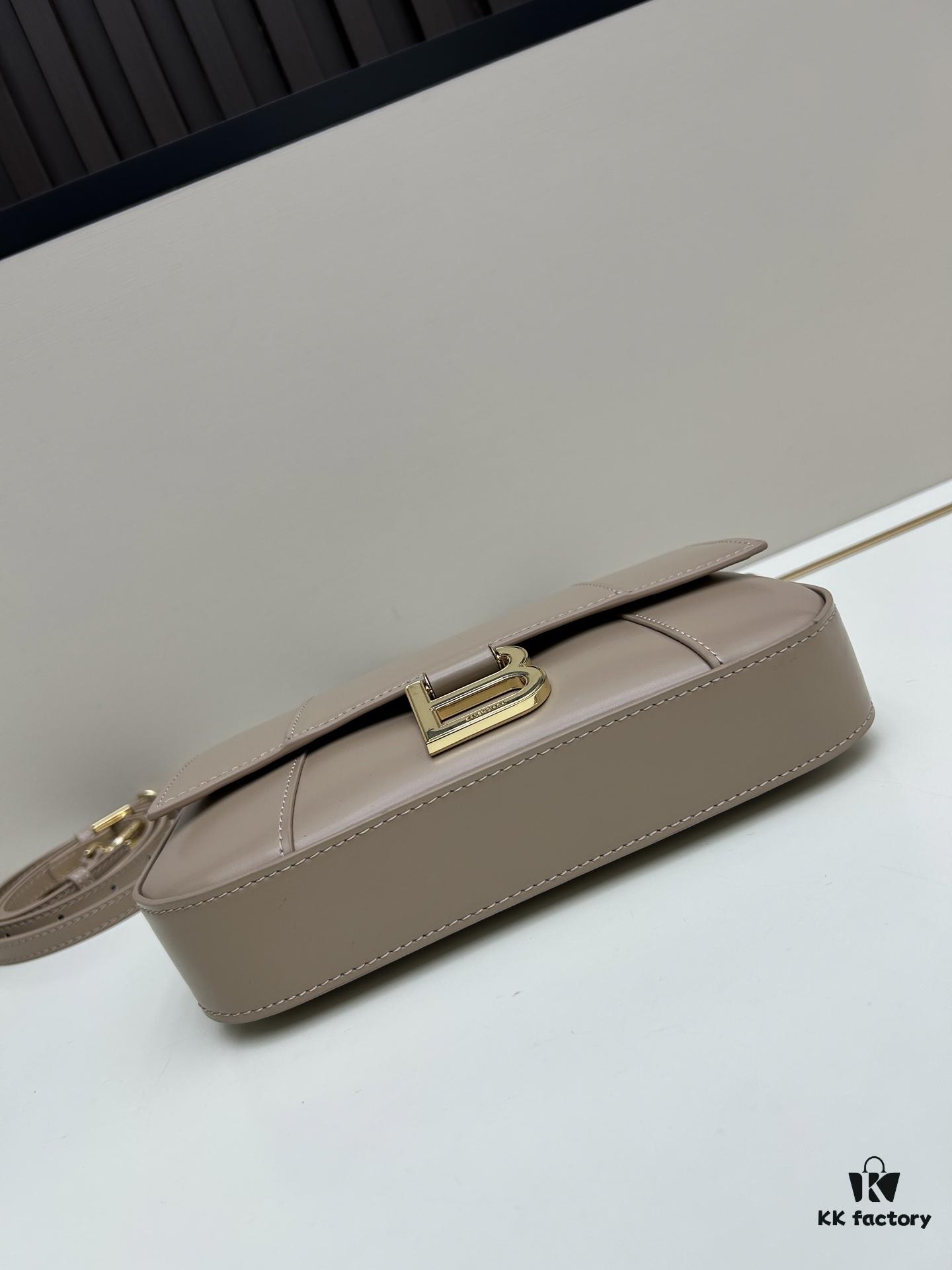 Balenciaga Paris H02606, Size 23x13x4cm, Full-Grain Leather, 2025 New Arrival Niche Bag