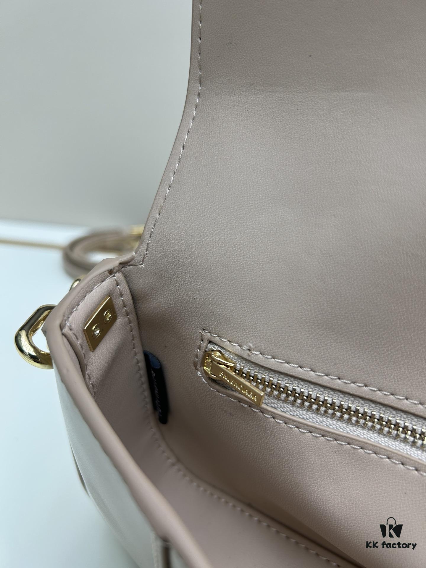 Balenciaga Paris H02606, Size 23x13x4cm, Full-Grain Leather, 2025 New Arrival Niche Bag