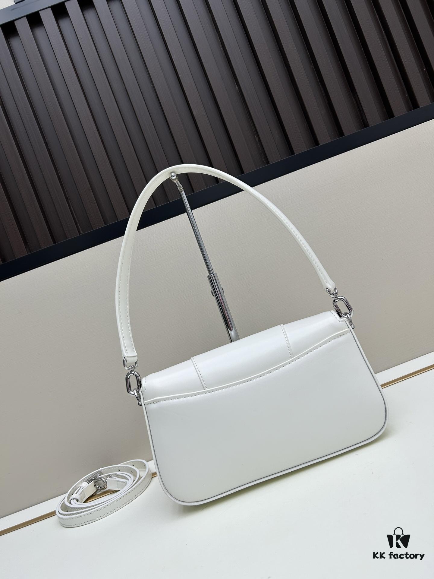 Balenciaga Model: H02606, Size 23x13x4cm, Full-Grain Leather, 2025 New Arrival Unique Design Bag for Early Risers