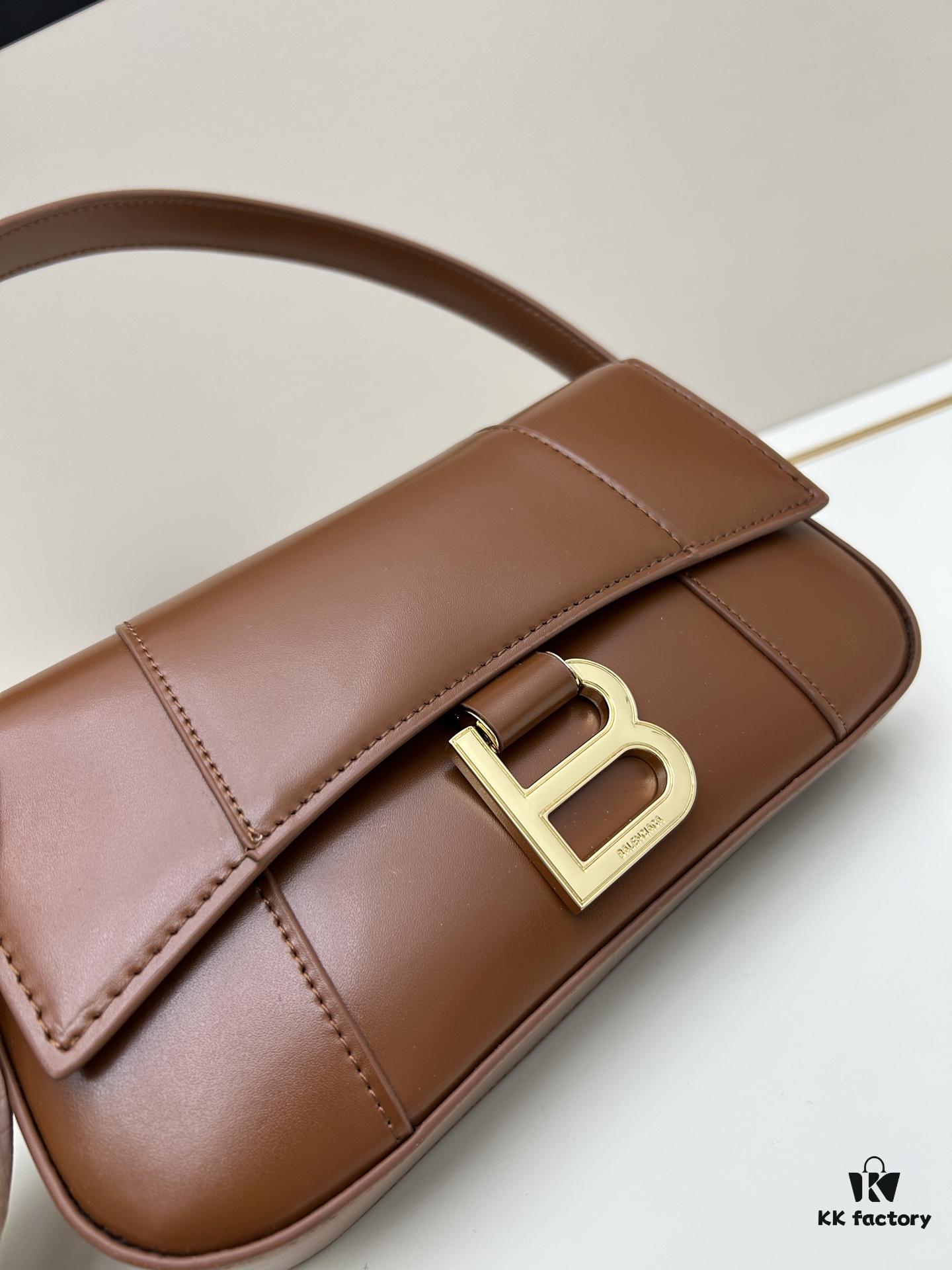 Luxury Gift Box 🎁, Balenciaga H02606 Model, 23x13x4cm, Full-Grain Leather, 2025 New Arrival Unique Handbag 🛍️ Essential for Early Risers