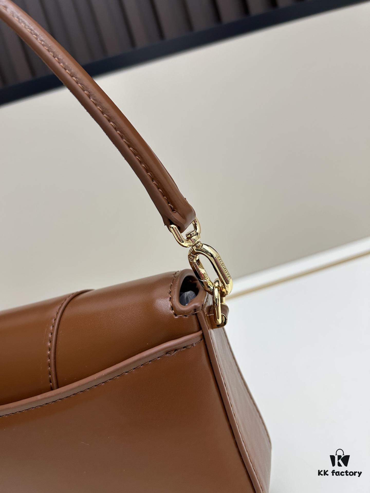 Luxury Gift Box 🎁, Balenciaga H02606 Model, 23x13x4cm, Full-Grain Leather, 2025 New Arrival Unique Handbag 🛍️ Essential for Early Risers