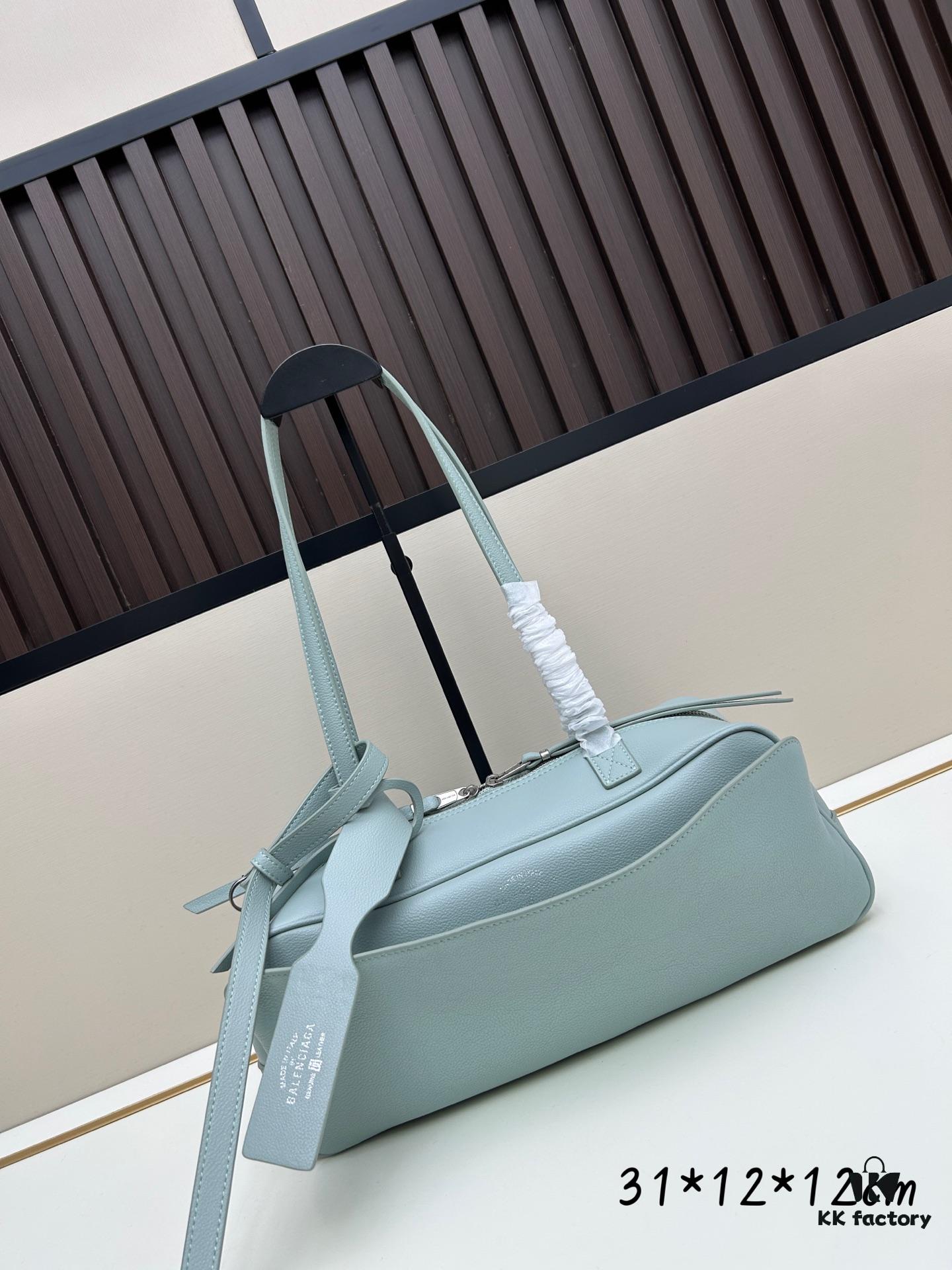 Gift Box Included 🎁, Balenciaga 30.9X11.9X11.9cm Genuine Leather Tote Bag, 2025 New Arrival Niche Style, Must-Have for Early Risers 👜