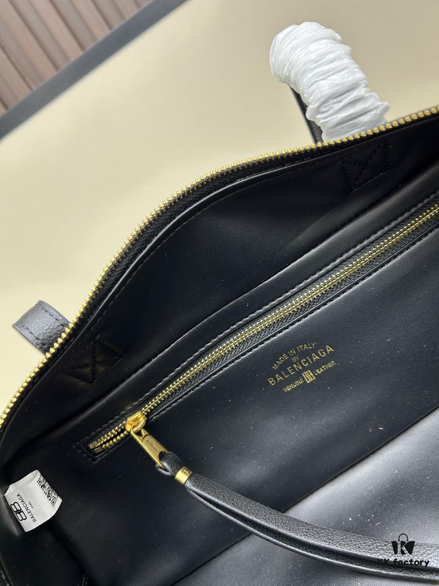 Gift Box Included 🎁, Balenciaga Size 30.9X11.9X11.9cm, Full-Grain Leather, 2025 New Niche Tote Bag 🛍️ Essential for Early Risers