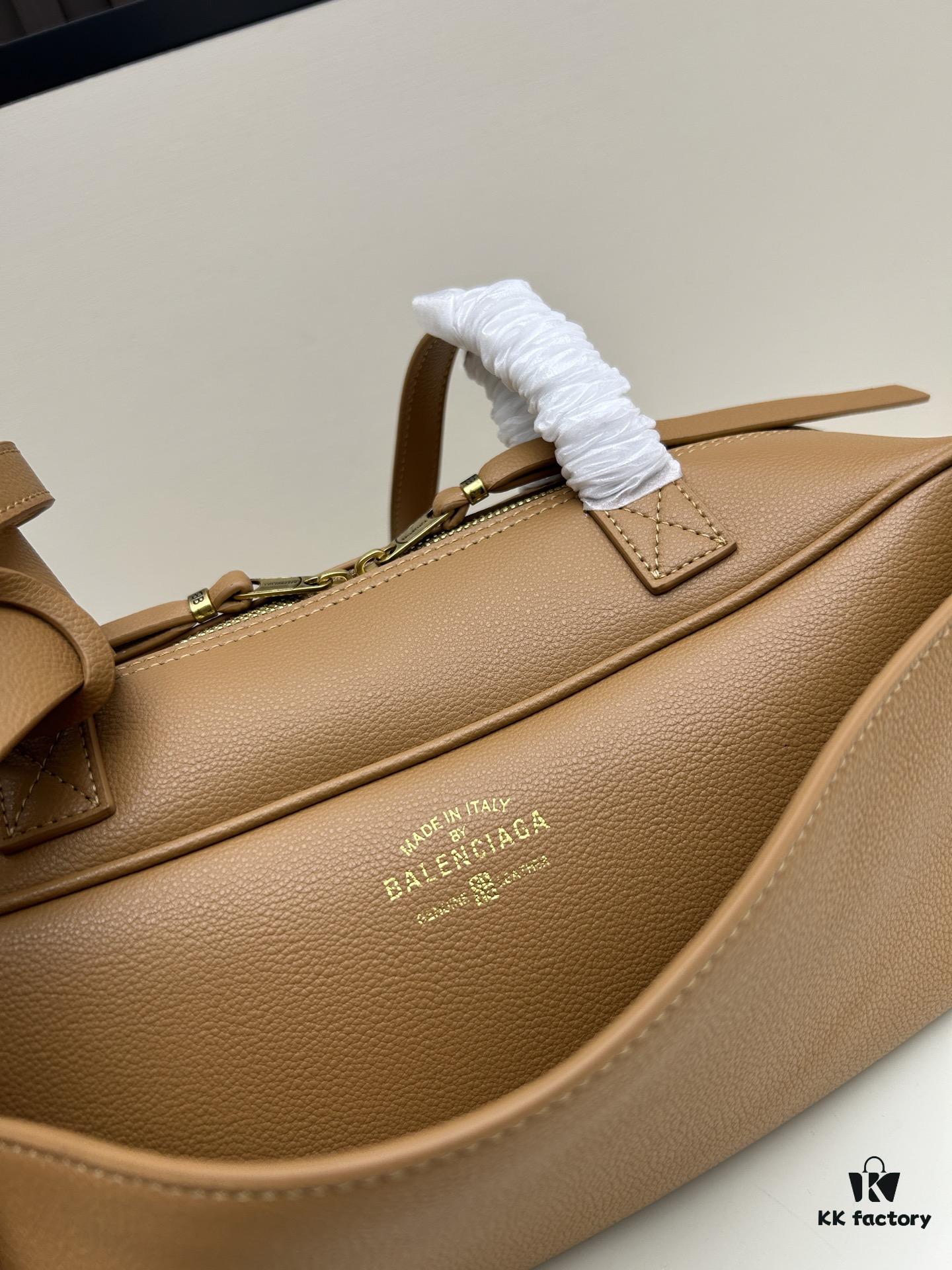 Gift Box Included 🎁, Balenciaga 30.9X11.9X11.9cm Genuine Leather Tote Bag, 2025 New Arrival Niche Style, Must-Have for Early Risers 🛍️