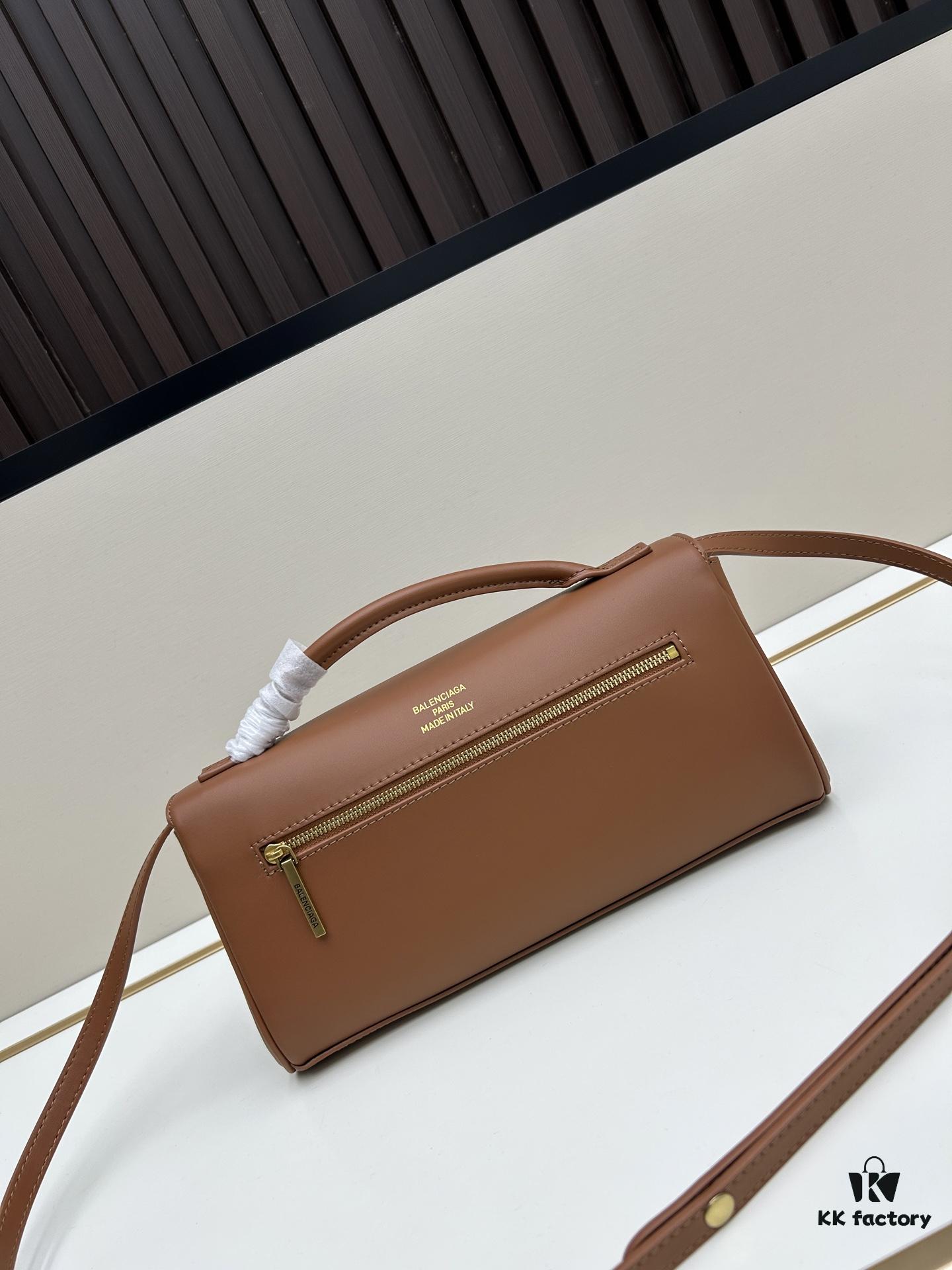 Luxury Gift Box Included 🎁, Balenciaga Model 8896, Size 27x14x5cm, Full-Grain Leather, 2025 New Minimalist Tote Bag 🛍️ Essential for Early Risers