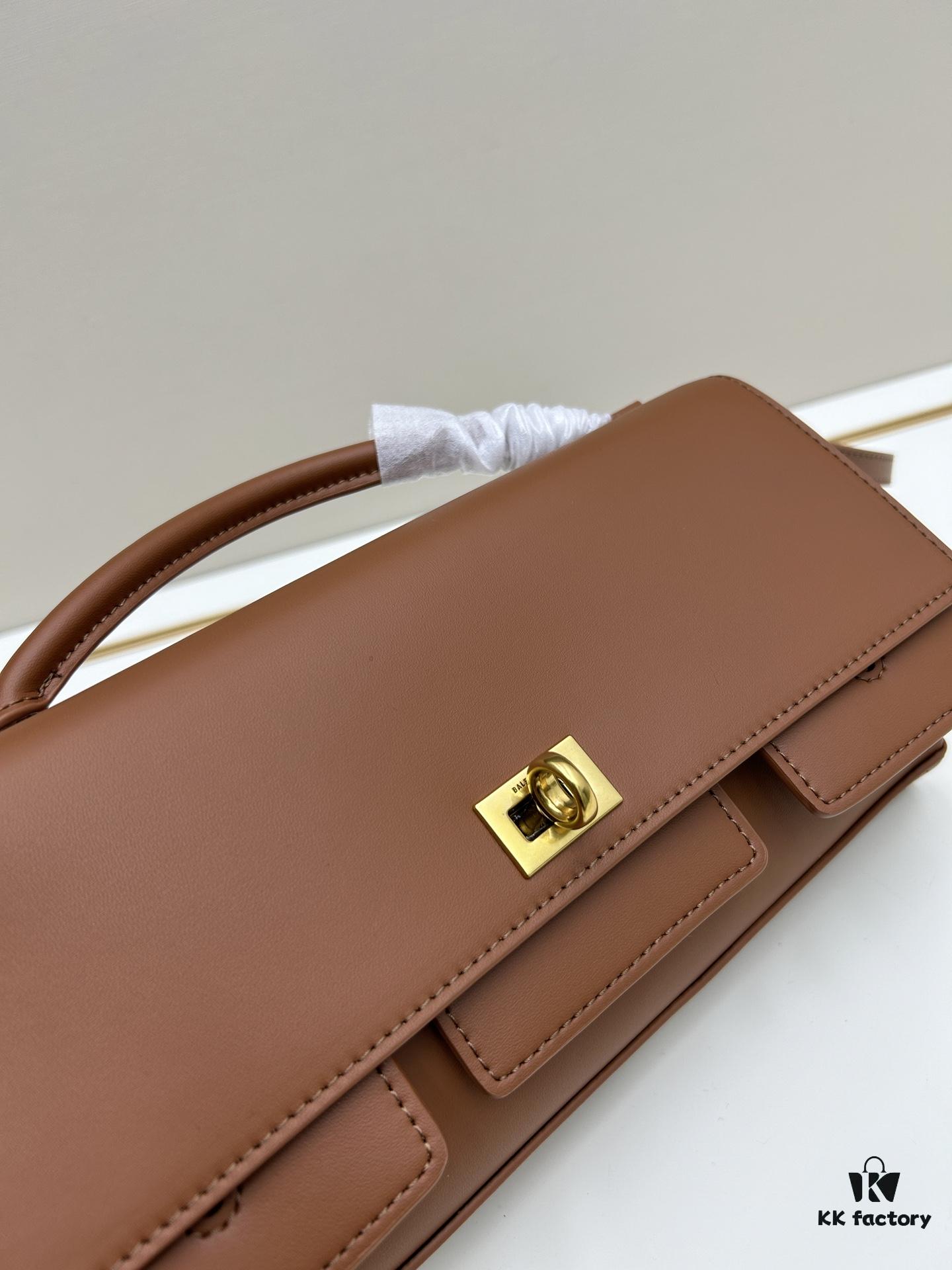 Luxury Gift Box Included 🎁, Balenciaga Model 8896, Size 27x14x5cm, Full-Grain Leather, 2025 New Minimalist Tote Bag 🛍️ Essential for Early Risers