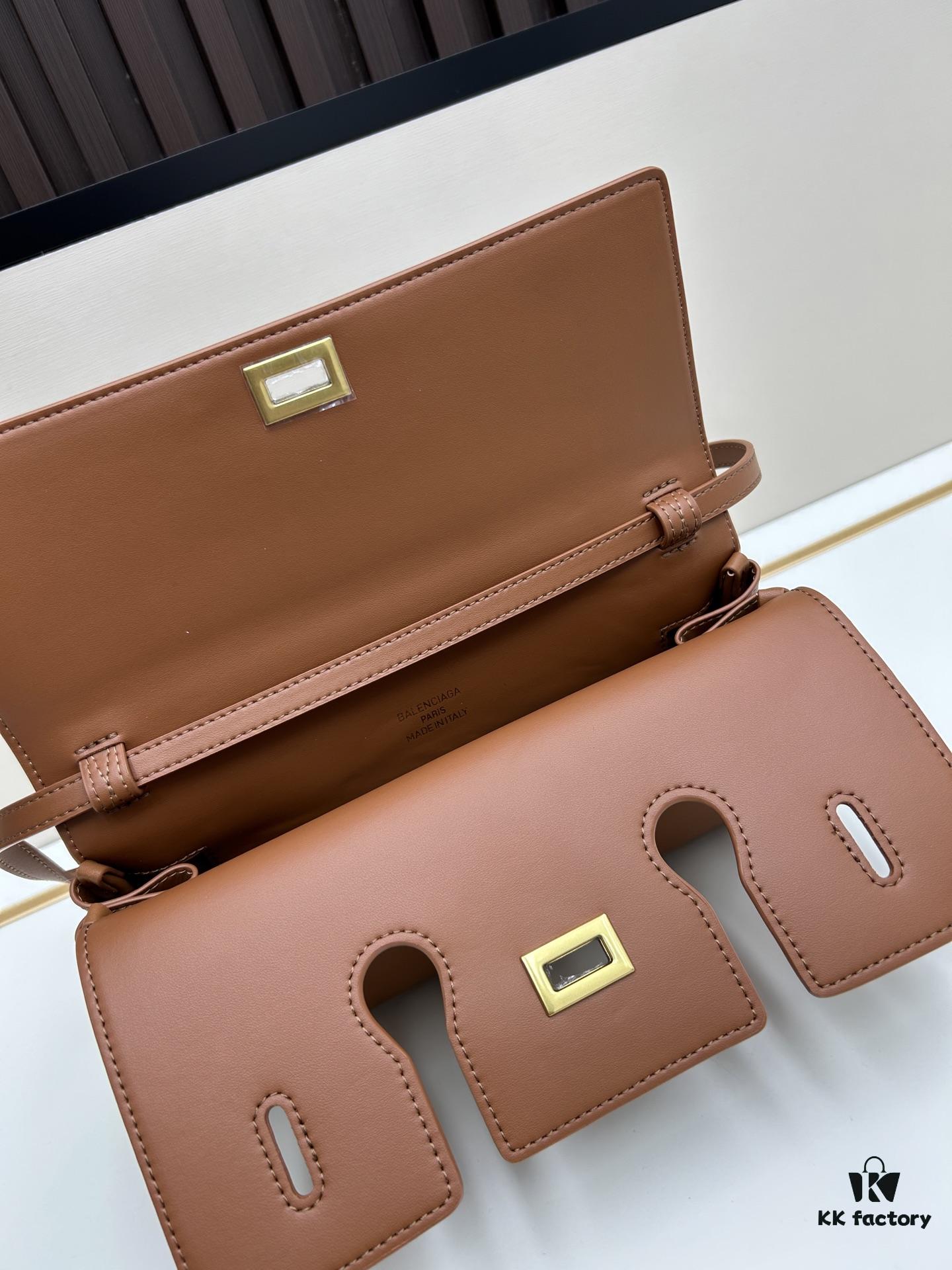Luxury Gift Box Included 🎁, Balenciaga Model 8896, Size 27x14x5cm, Full-Grain Leather, 2025 New Minimalist Tote Bag 🛍️ Essential for Early Risers