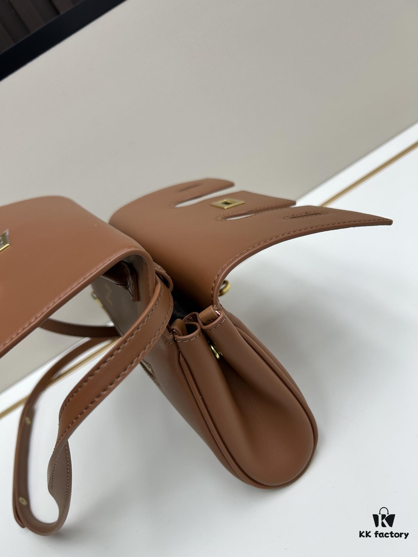 Luxury Gift Box Included 🎁, Balenciaga Model 8896, Size 27x14x5cm, Full-Grain Leather, 2025 New Minimalist Tote Bag 🛍️ Essential for Early Risers