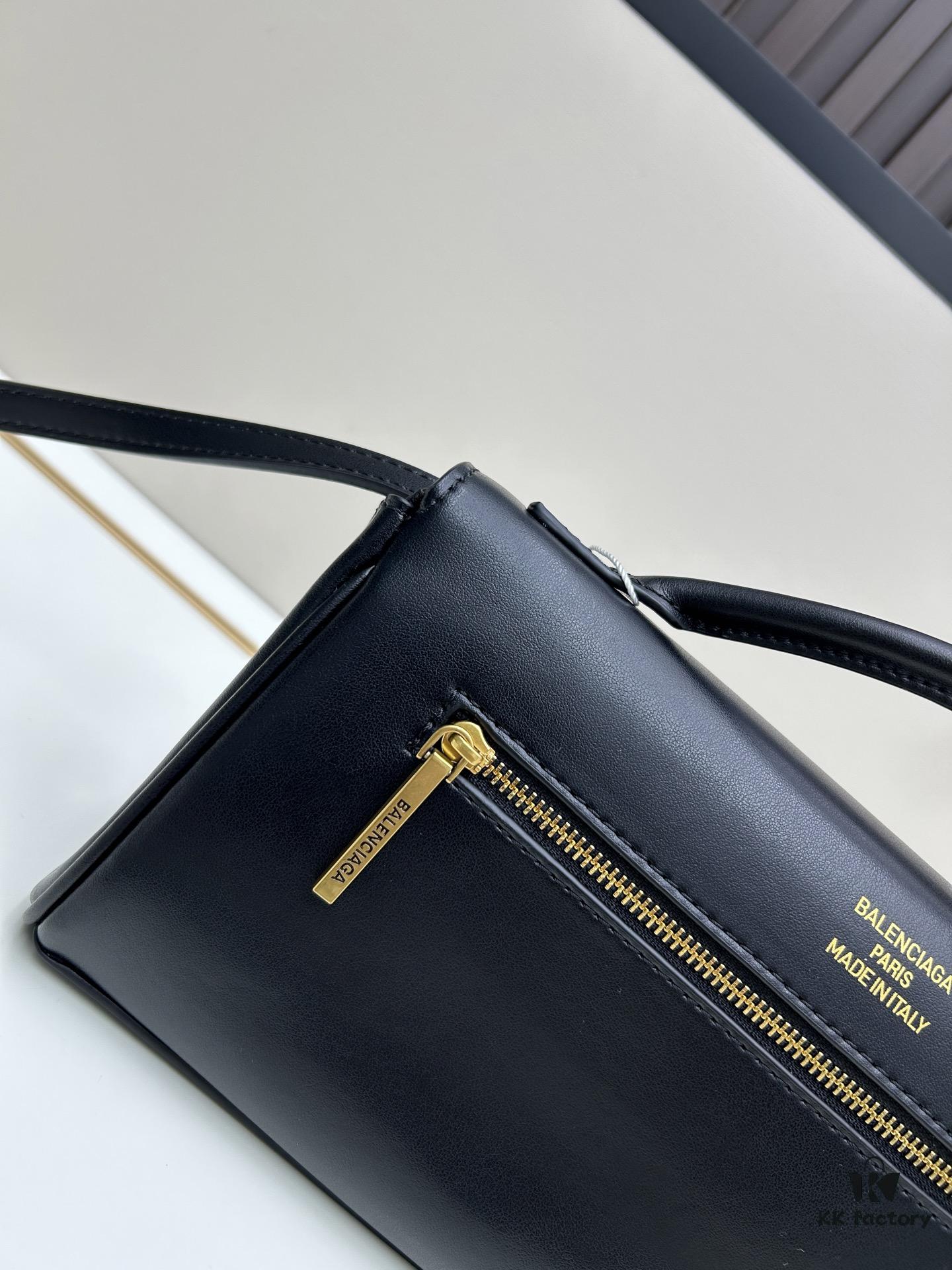 Luxury Gift Box Included 🎁, Balenciaga Model 8896, Size 27x14x5cm, Full-Grain Leather, 2025 New Minimalist Tote Bag 🛍️ Essential for Early Risers