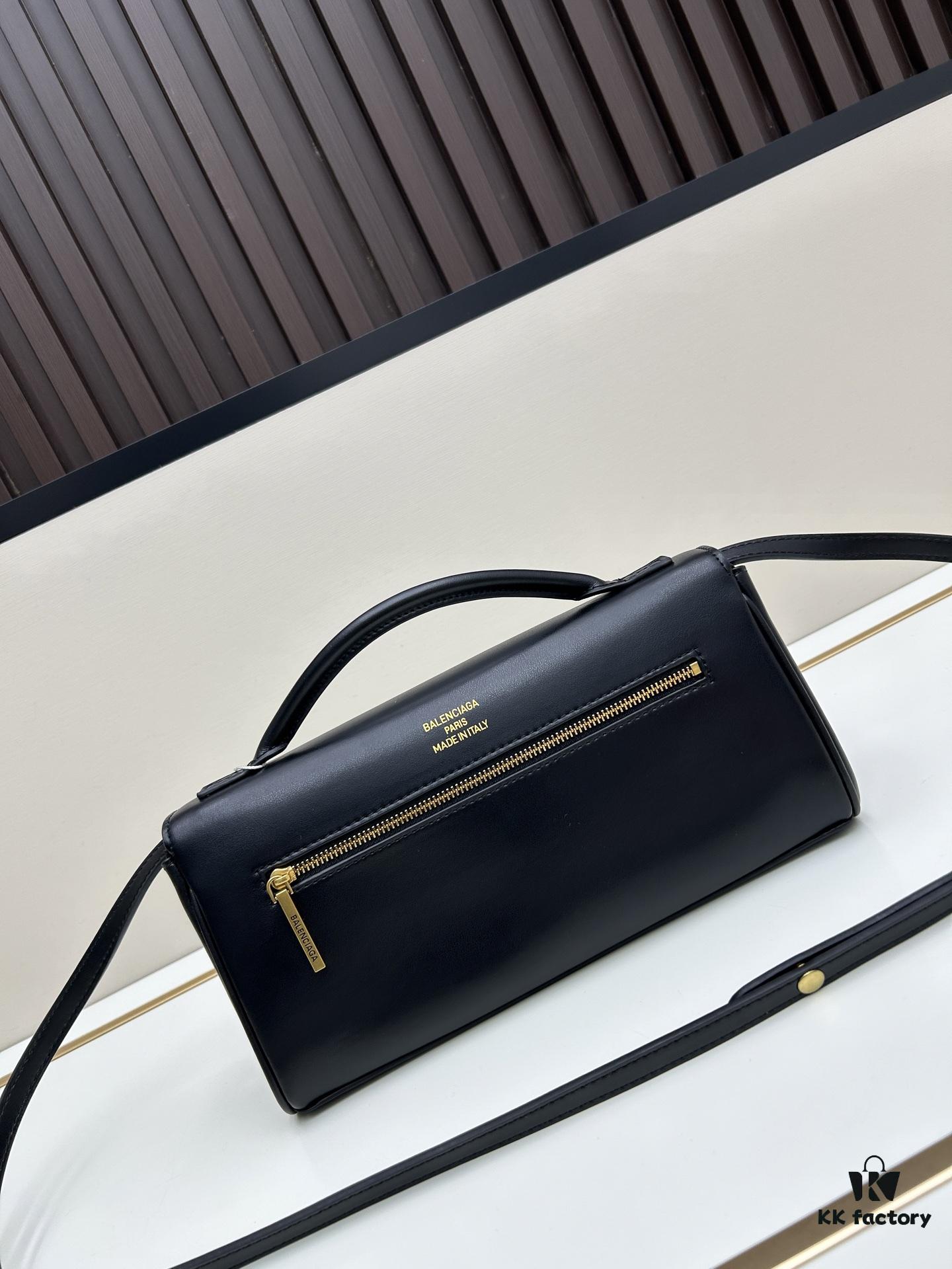 Luxury Gift Box Included 🎁, Balenciaga Model 8896, Size 27x14x5cm, Full-Grain Leather, 2025 New Minimalist Tote Bag 🛍️ Essential for Early Risers