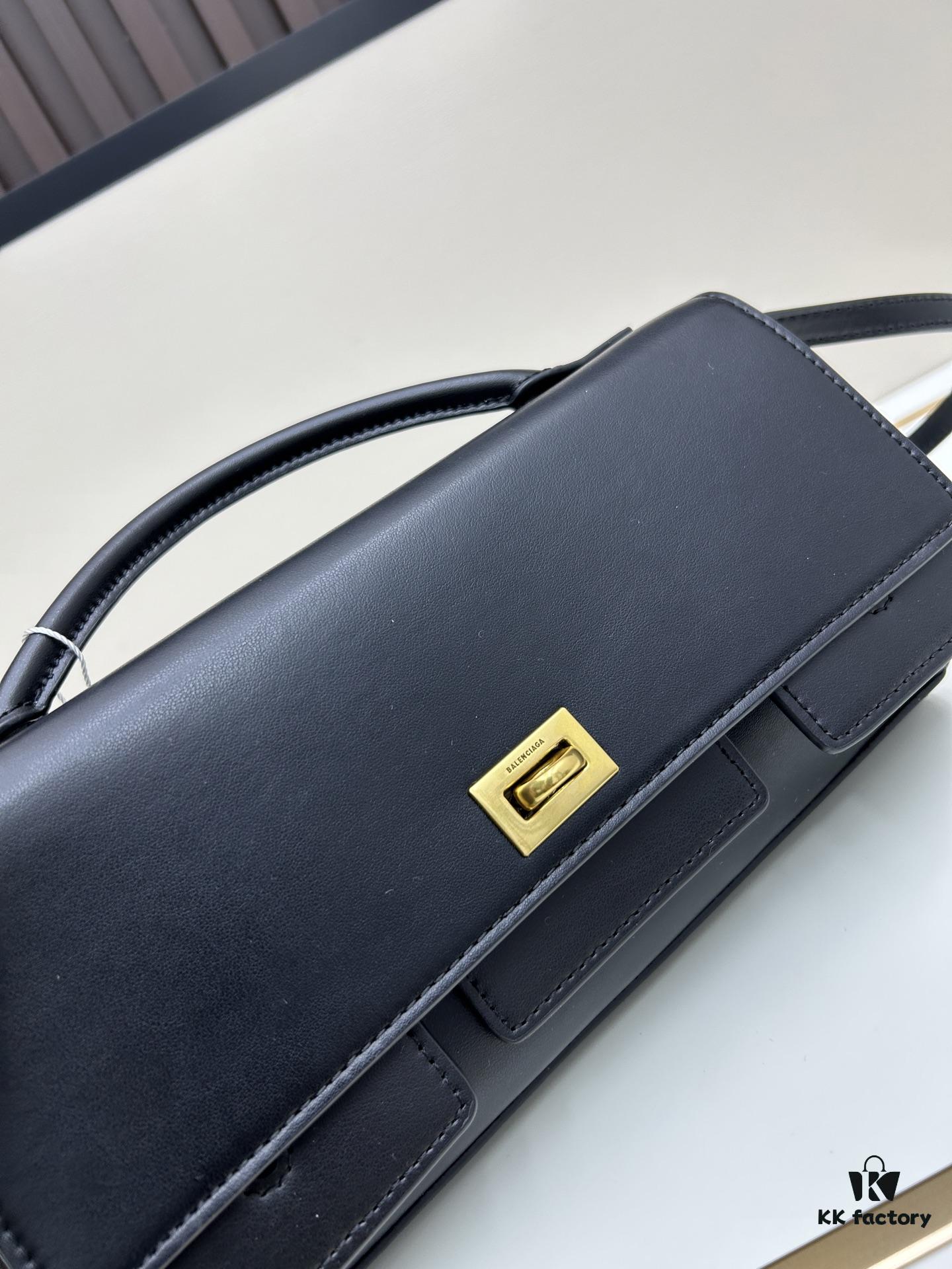 Luxury Gift Box Included 🎁, Balenciaga Model 8896, Size 27x14x5cm, Full-Grain Leather, 2025 New Minimalist Tote Bag 🛍️ Essential for Early Risers