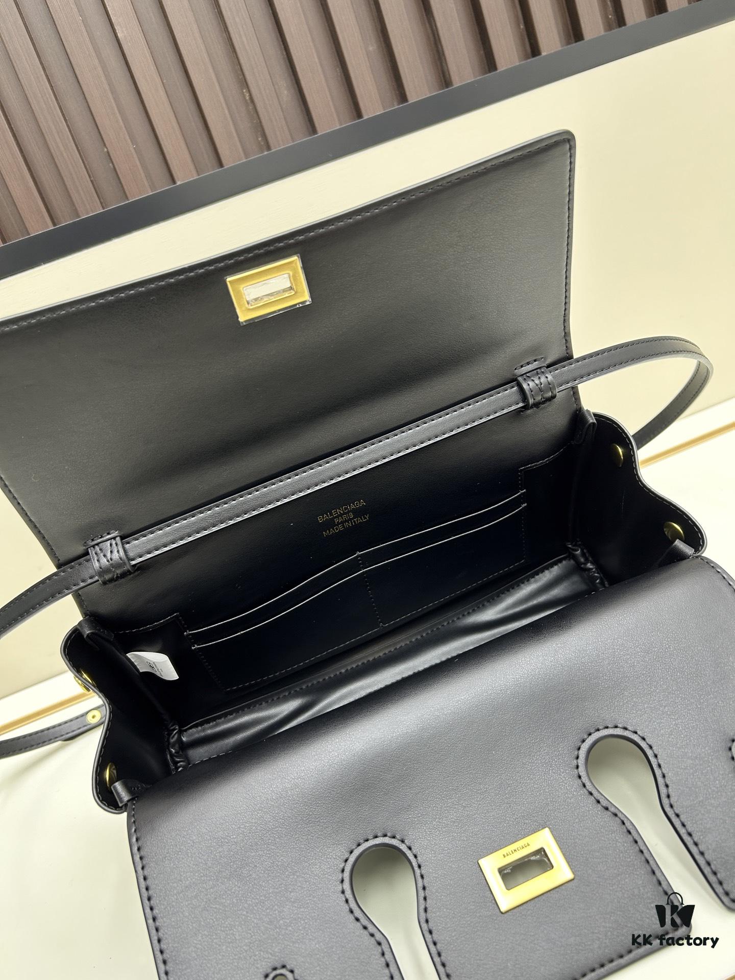 Luxury Gift Box Included 🎁, Balenciaga Model 8896, Size 27x14x5cm, Full-Grain Leather, 2025 New Minimalist Tote Bag 🛍️ Essential for Early Risers