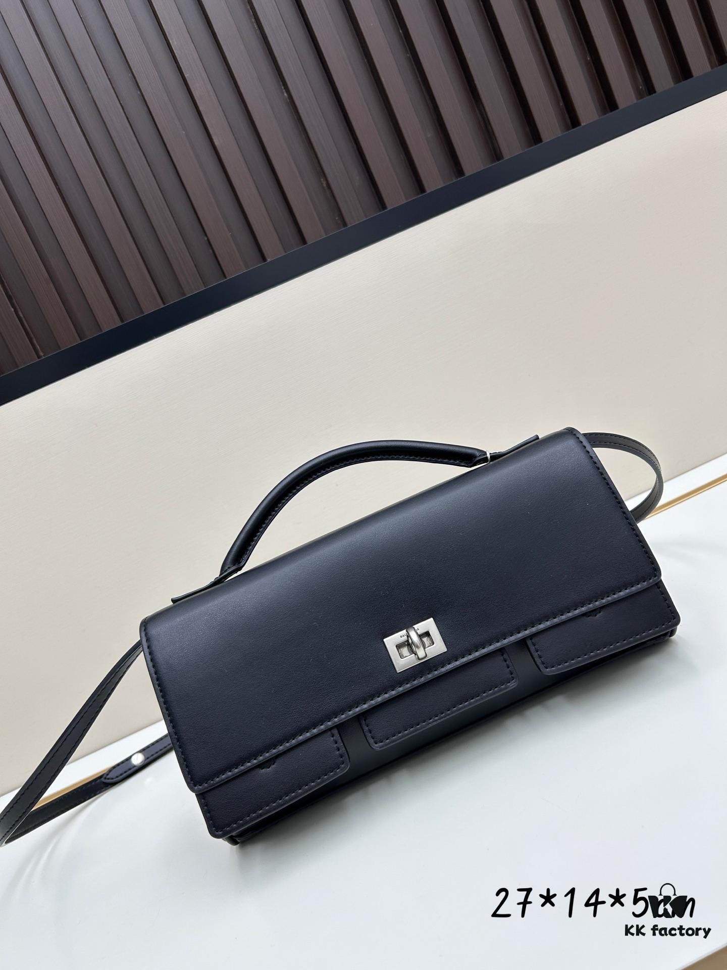 Luxury Gift Box Included 🎁, Balenciaga Model 8896, Size 27x14x5cm, Full-Grain Leather, 2025 New Arrival Minimalist Tote Bag 🛍️ Essential for Early Risers