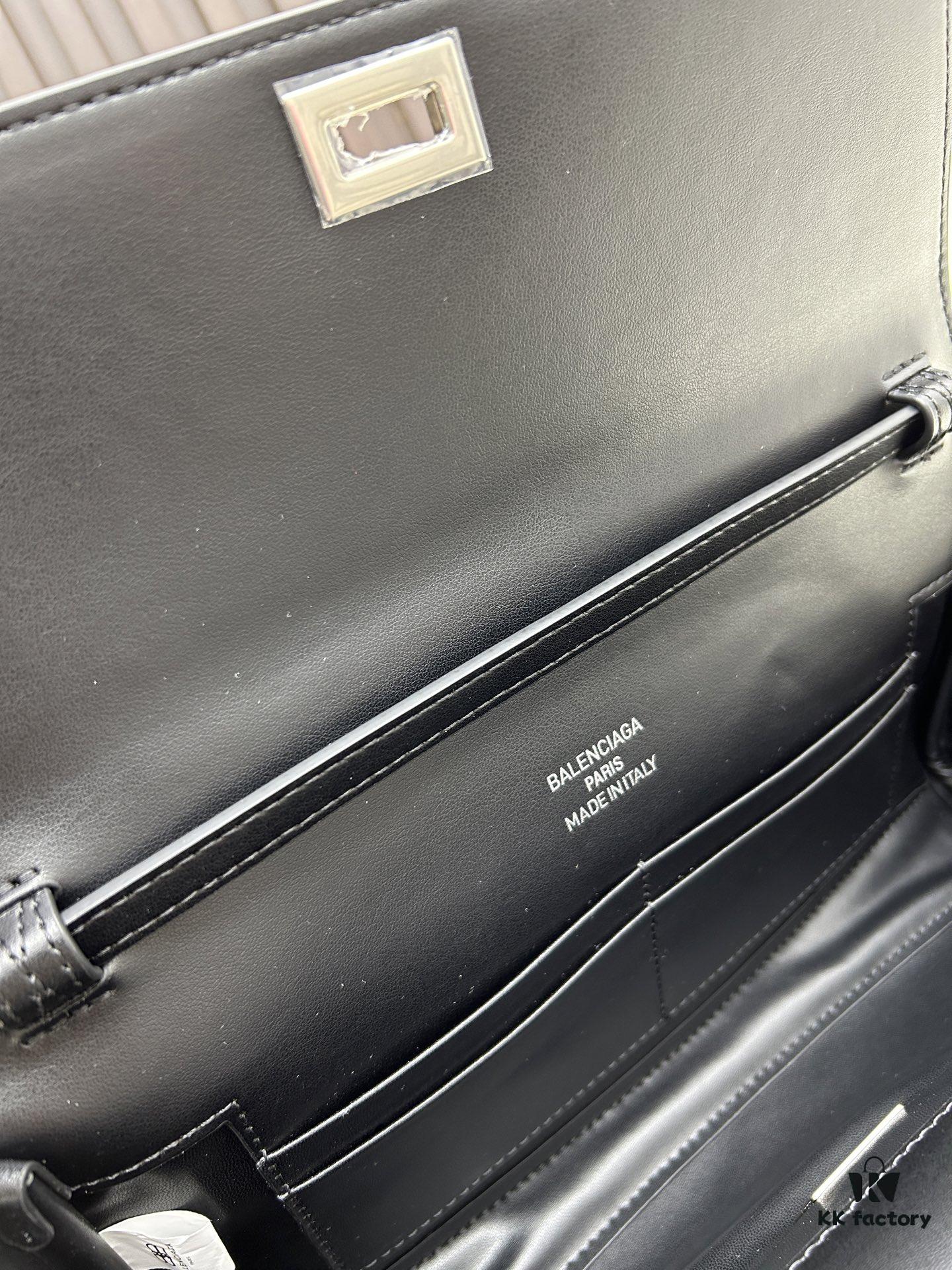 Luxury Gift Box 🎁, Balenciaga Model 8896, Size 27x14x5cm, Full-Grain Leather, 2025 New Minimalist Tote Bag 🛍️ Essential for Early Risers